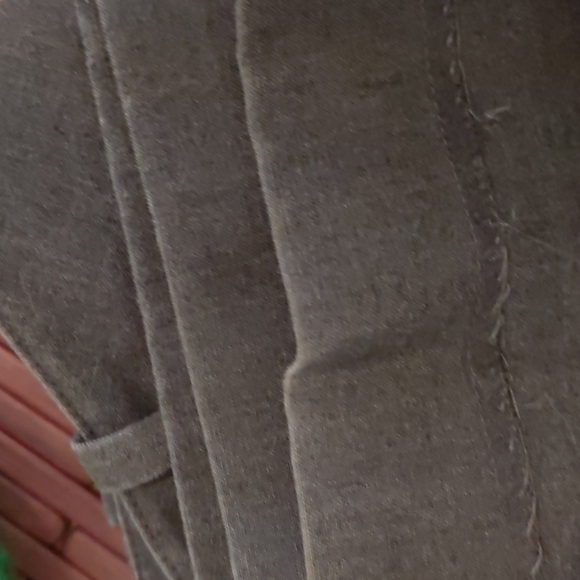 Ann Taylor Gray cuffed work pant - Picture 4 of 5